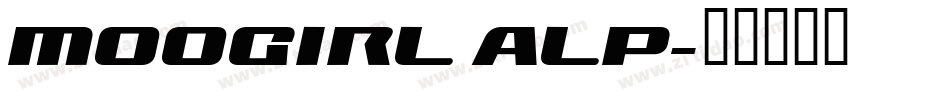 MOOGIRL ALP字体转换